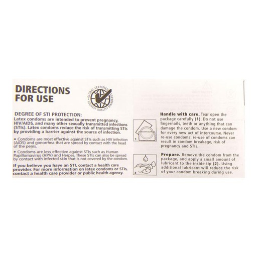 [CIBU] Condom Instructions, Pack of 100