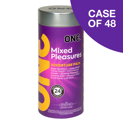 [110104C-A] ONE® Mixed Pleasures™ 24-Pack, Case of 48