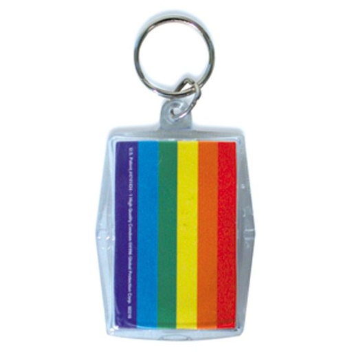 [KPU73] Rainbow Flag Condom Keyper, Bag of 10