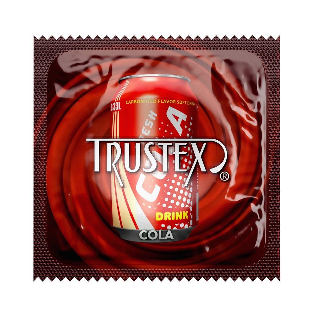 trustex lubricated latex condoms Trustex Lubricated Flavored Latex Condom Strawberry (3) main image 0