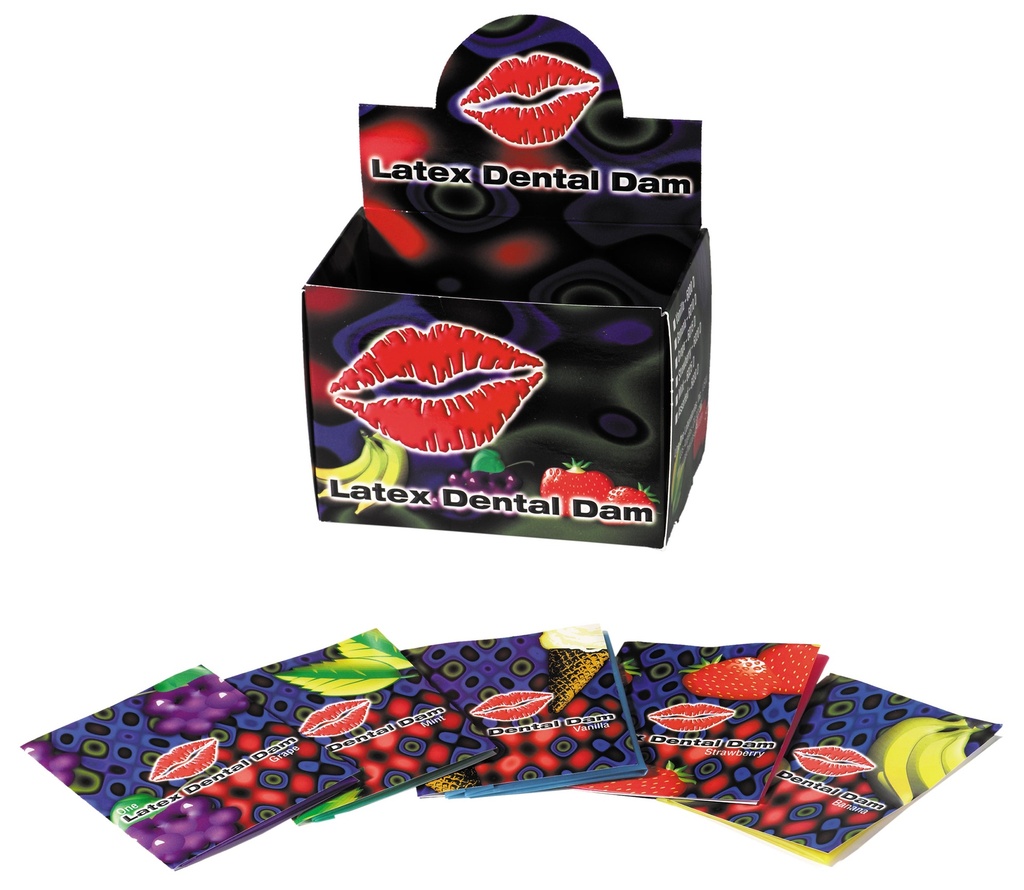 TRUST® (formerly LIXX) Assorted Latex Dental Dams, Box of 100 