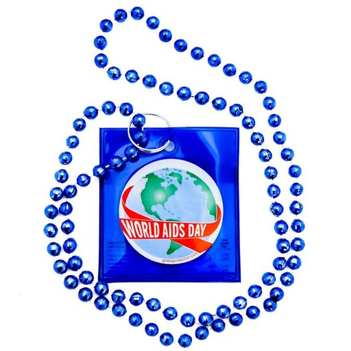 [MG11U] World AIDS Day Condom Beads, Box of 36