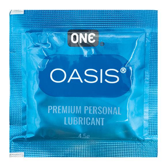 ONE Oasis Lubricant 4.5g Sachets, Case of 1,000 | Global Protection Corp.
