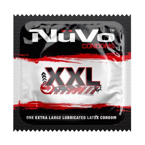 [NV401C] NuVo® XXL Condoms, Case of 1000