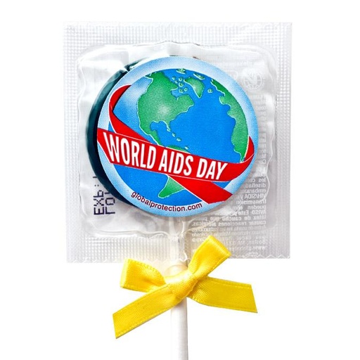 [SPU2] World AIDS Day Condom Pops, Bag of 50