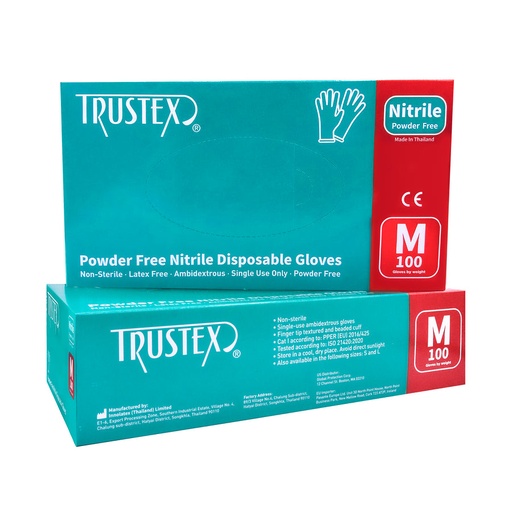 [TXD00C] Trustex General Purpose Gloves Medium, Latex-Free & Powder-Free, Case of 1,000