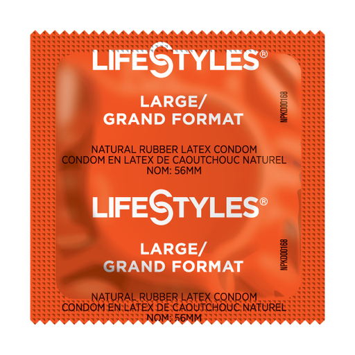 [A9800C] LifeStyles® Large Condoms, Case of 1,008