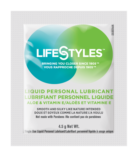 [A7000C] Lifestyles Lubricant 4.5g Foil Packs, Case of 1,000