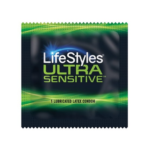 [A5400C] LifeStyles Ultra Sensitive Condoms, Case of 1,008